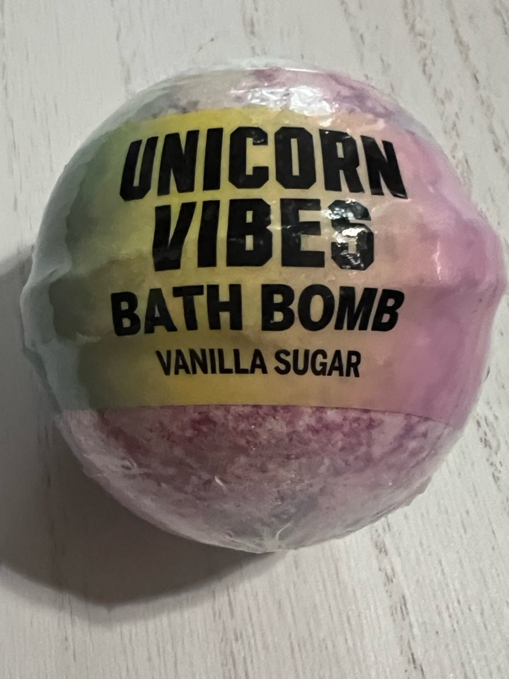 PINK Victoria's Secret Unicorn Vibes Bath Bomb - Pastel Pink, Purple